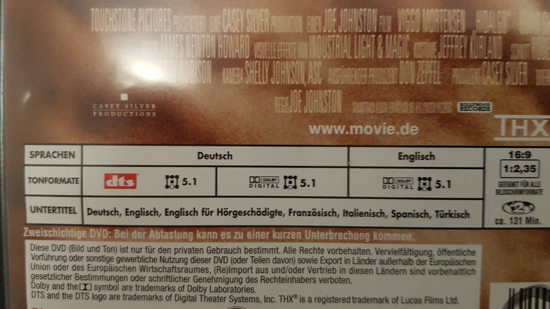 Tutti i DVDs: DVD Hidalgo – Usato da Oetwil am See venduto da fineli2 1