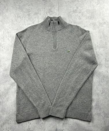 Sweat 1/4 Zip Lacoste Gris - Taille XXL Homme