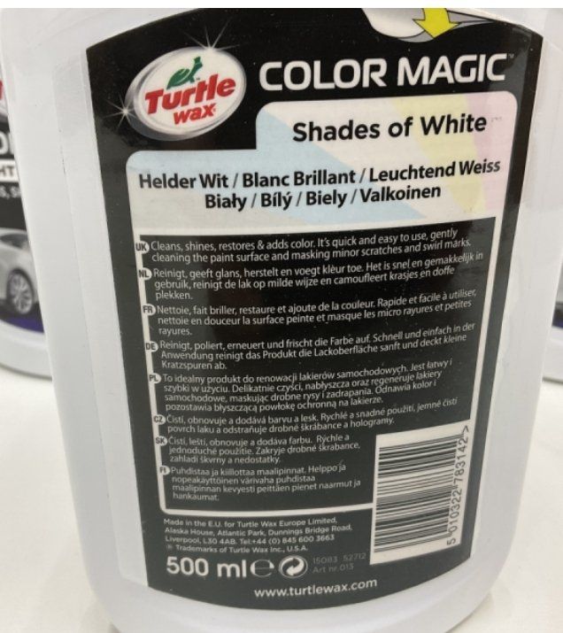 Prodotti per la cura: 4 x Autopolitur weiss TurtleWax à 500ml – Nuovo e nell'imballaggio originale da Rüthi (Rheintal) venduto da Balty 2