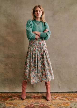 🌸 Gonna midi Jade di Sézane