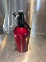 Syphon Soda Flasche Kayser Austria rot Vintage midcentury
