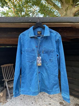 PME Legend indigo denim overshirt – size S – new with tags