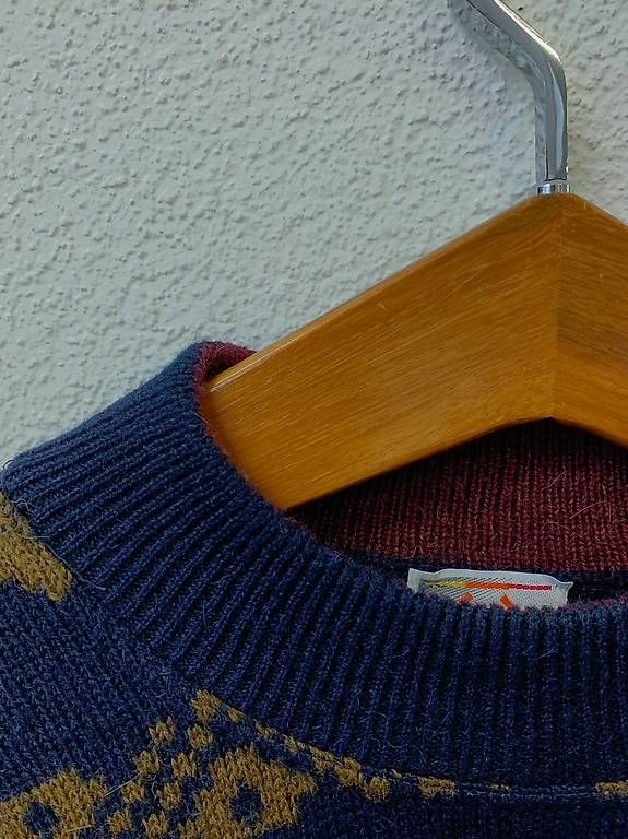 Stefanel Maglioni & Felpe: Vintage Stefanel Strickpullover mit Muster Made in Italy – Usato da Obernau venduto da Arche_Noah_Brocki 3