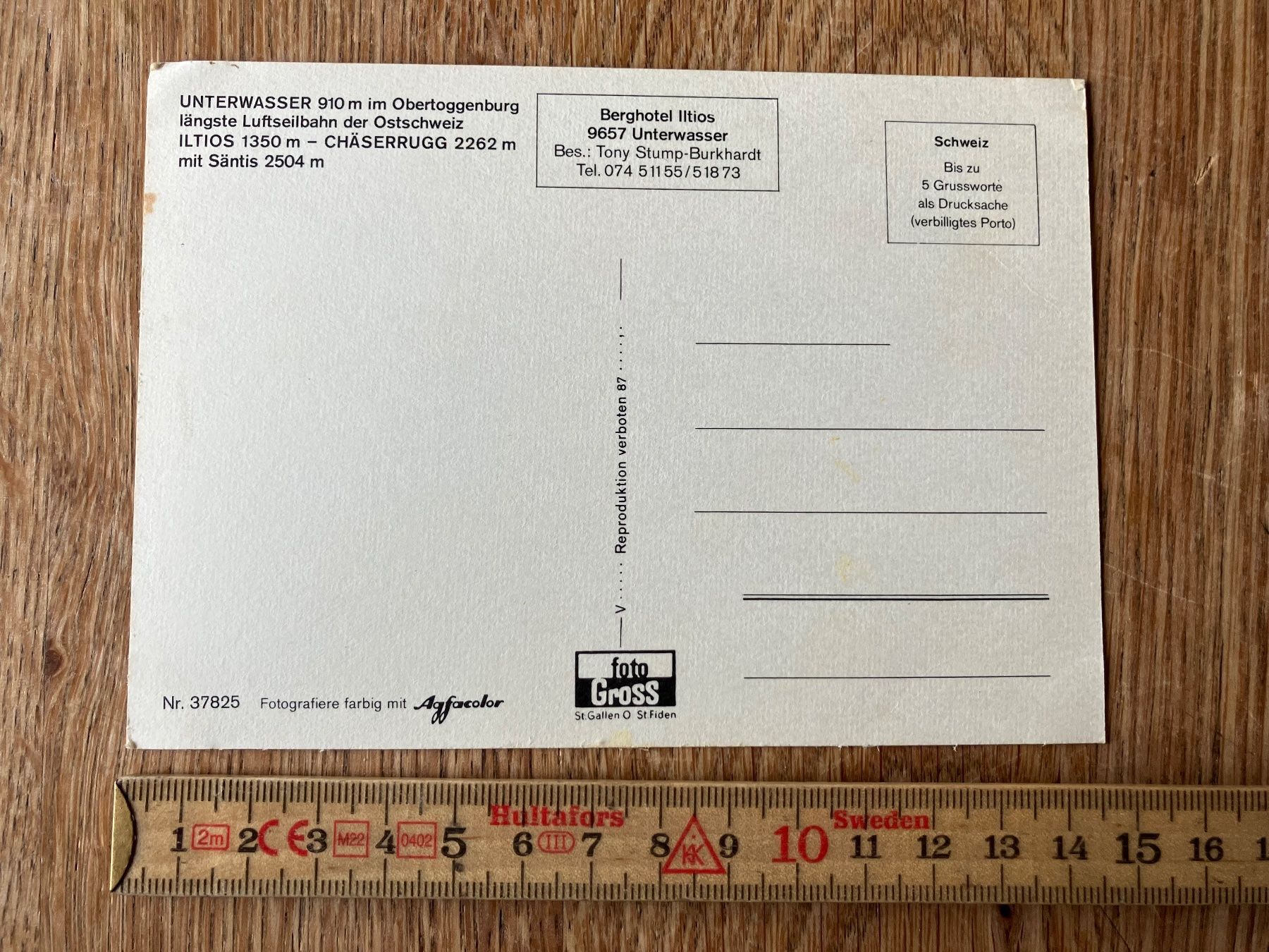 Cartoline postali: Ansichtskarte Toggenburg – Usato da Waldstatt venduto da breitaxt 1