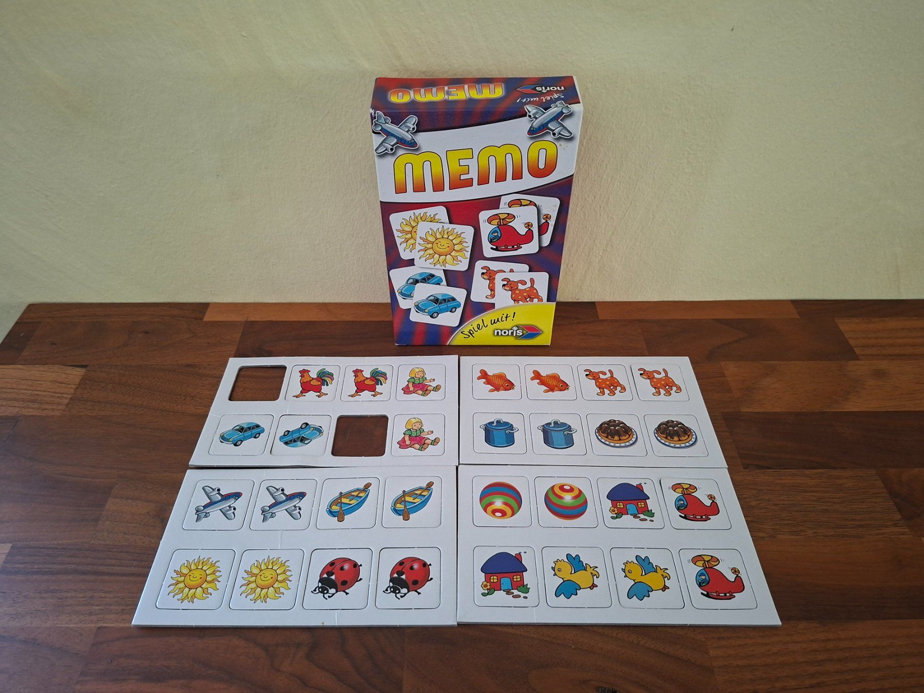 Giochi: Noris; Memo / Memory - 30-teilig – Usato da Boniswil venduto da Totomat-Lady2 2