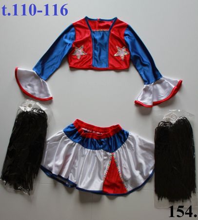 Costume pompom girl t. 110 - 116