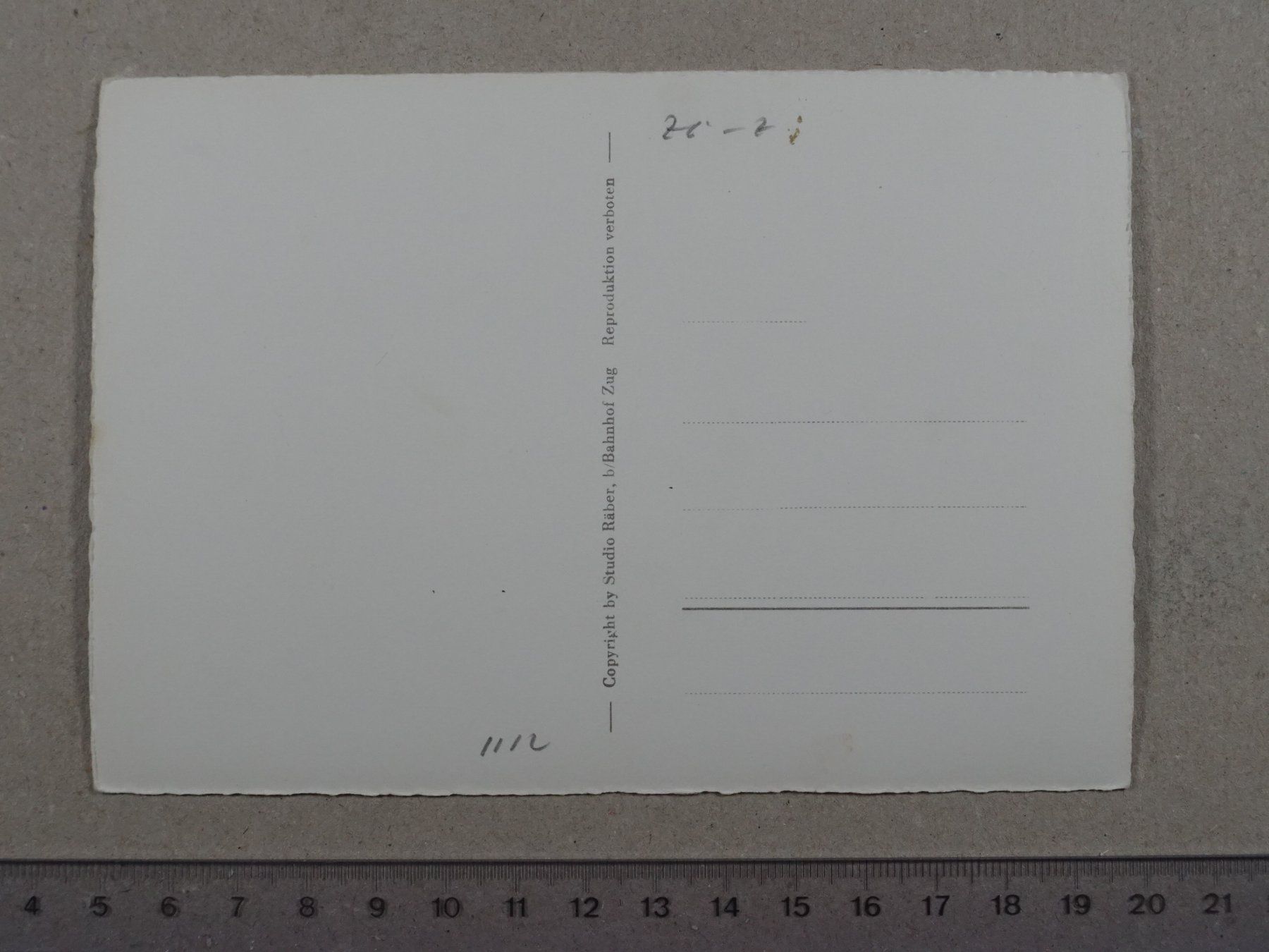 Cartoline postali: Zug, Zugerberg – Usato da Lenzburg venduto da fh1 1