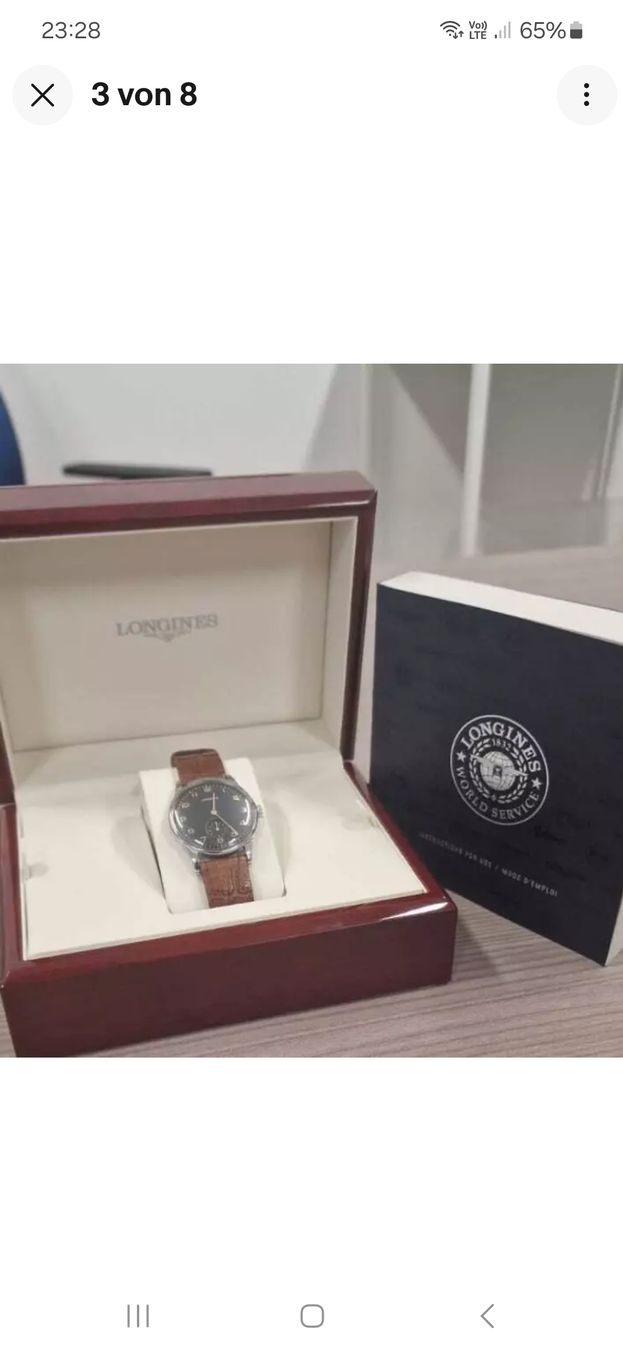 Bracciali & Braccialetti: Longines Black Dial Heritage – Nuovo (secondo la descrizione) da Bassersdorf venduto da wedam1981 2