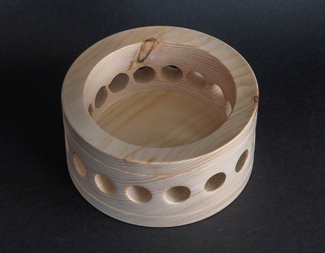 Articoli in legno: Duftdose mit Deckel, Arvenholz – Nuovo (secondo la descrizione) da Wil SG venduto da Fischweiher42 6