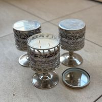 3er Set Duftkerzen Bath & Body Works inkl. Halter Neu!