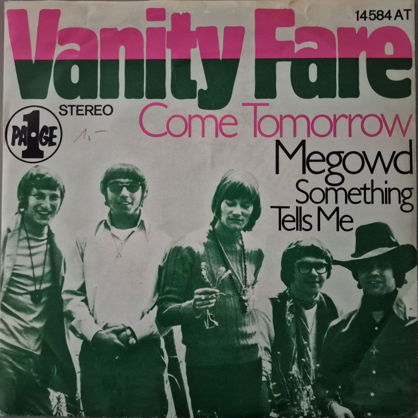 Dischi in vinile: Vanity Fare Single – Come Tomorrow – Usato da Root venduto da atelier22 1
