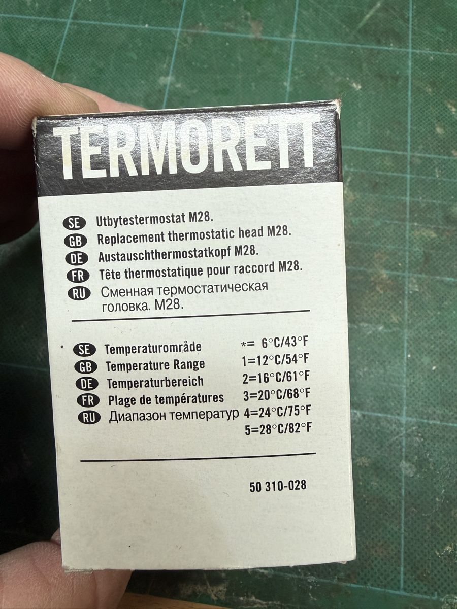 Radiatori: Thermostat TRV 300, Termorett M28 – Usato da Bösingen venduto da dada0106 1