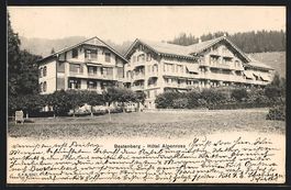 AK Beatenberg, Hotel Alpenrose, 1905