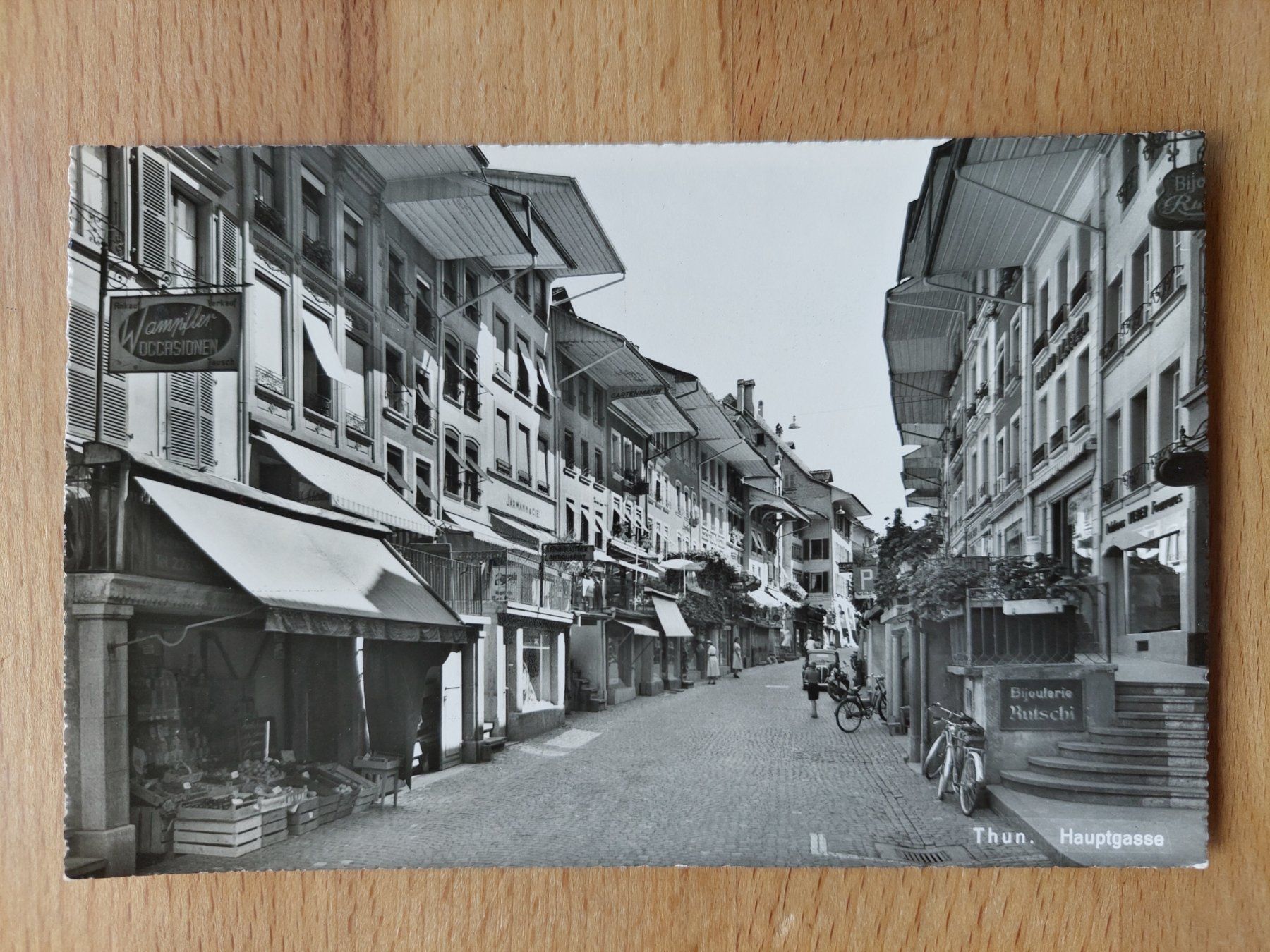 Cartoline postali: AK Thun Hauptgasse – Usato da Obfelden venduto da Foto_Bild_Kunst_Buch