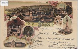 Gruss aus Sempach - Litho 1899