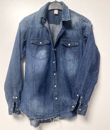 TOP - Gr S MC LADY Jeanshemd blau