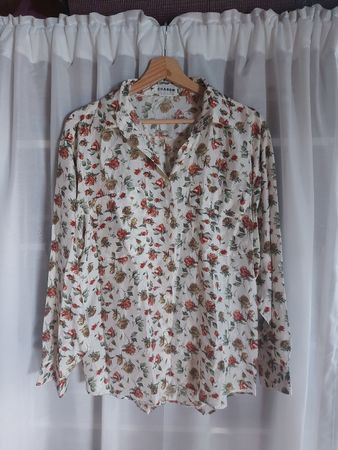 Chemisier vintage 100% soie - Taille M/L