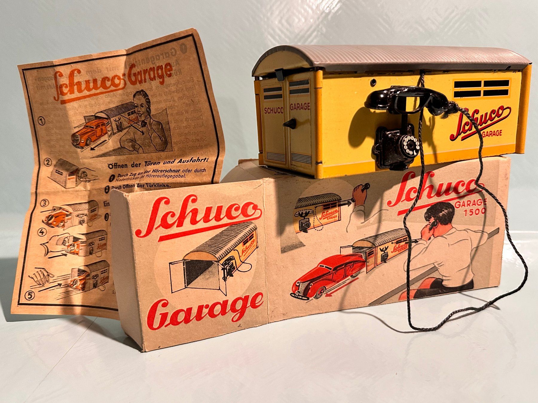 Schuco Giocattoli: Alte Schuco Garage No. 1500  Made in Germany – Usato da Seuzach venduto da Jage