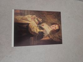 Carte postale Rubens Dame au chien occasion bon état