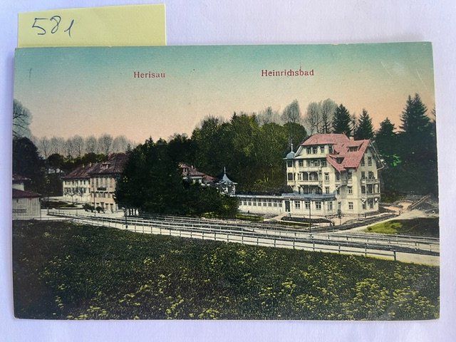 Cartes postales: alte Ansichtskarte Herisau Heinrichsbad, 1908 – D'occasion à Niederwil AG par dahu75