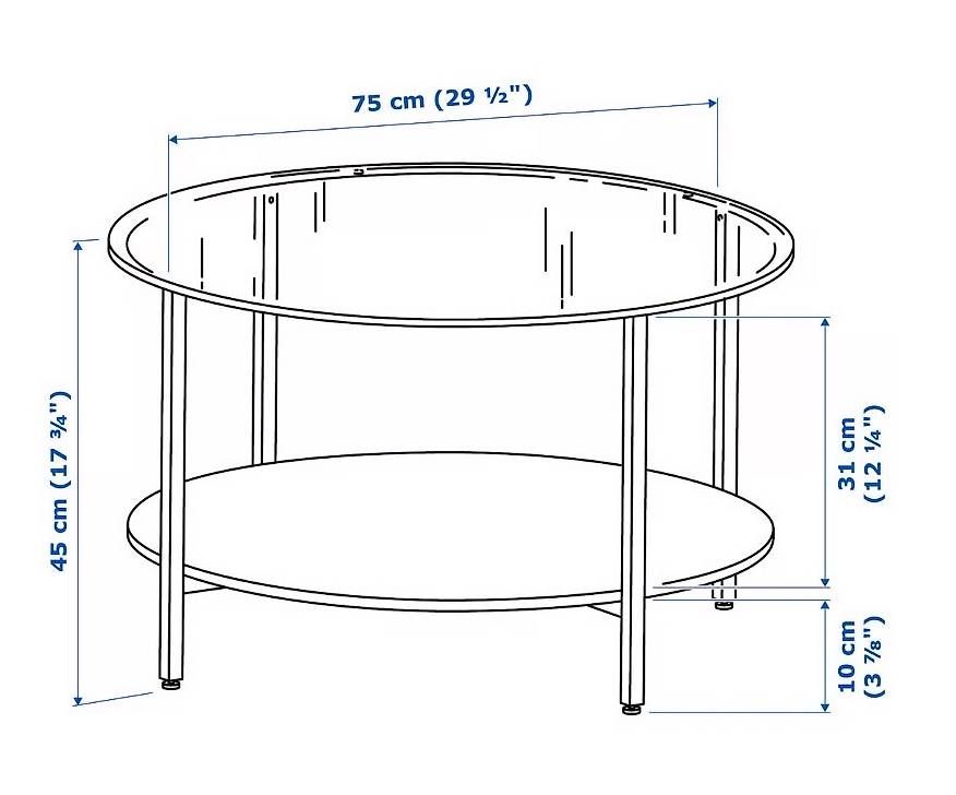 Ikea Tavoli: VITTSJÖ Couchtisch – Usato da Zürich venduto da LauCS 3