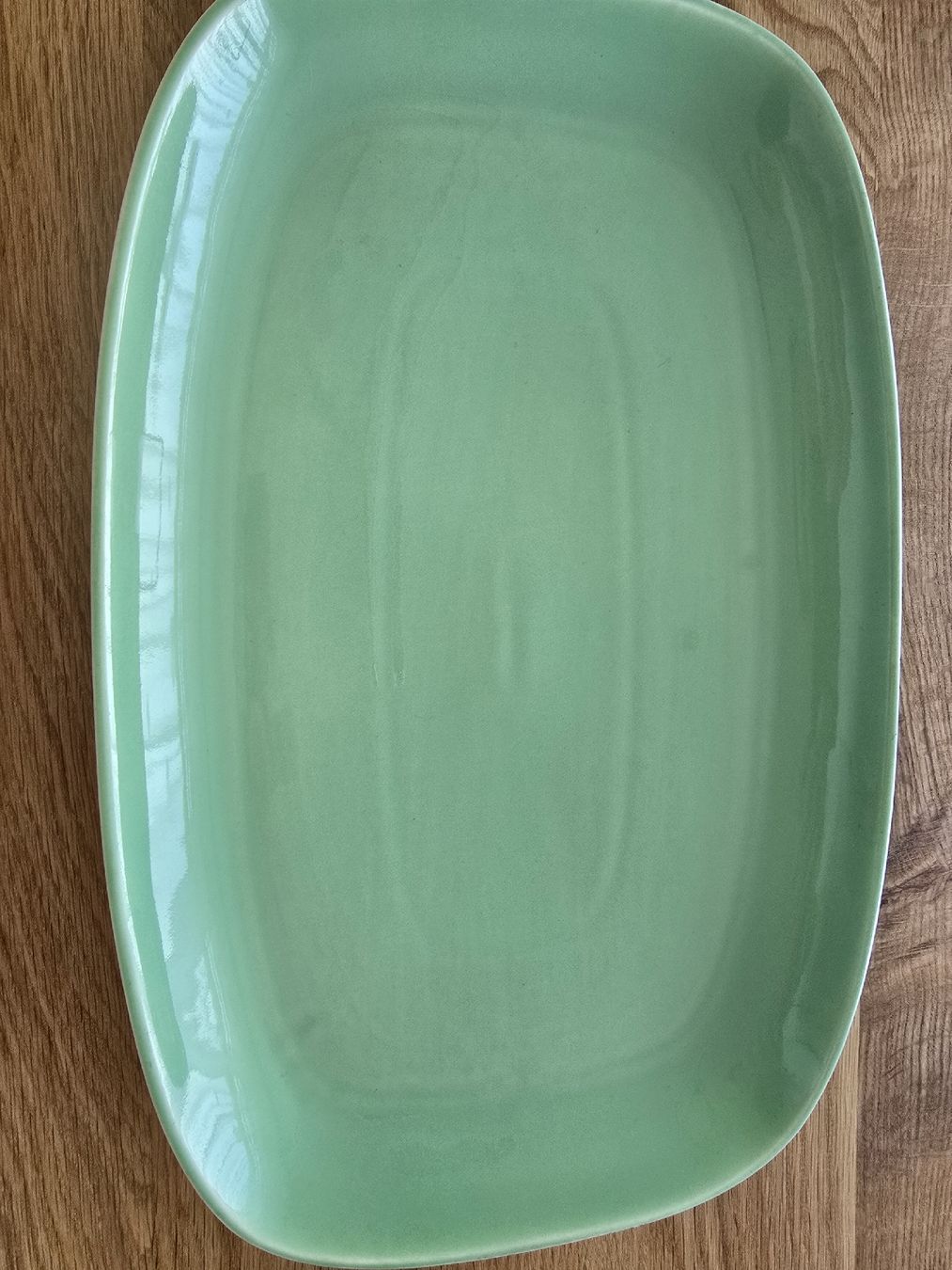 Rössler Piatti di portata: Rössler Vintage Servierplatte,  hellgrün, 36x24cm, – Usato da Thal venduto da Vintagekeller 2