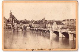 Fotografie Basel, Die alte Rheinbrücke,
