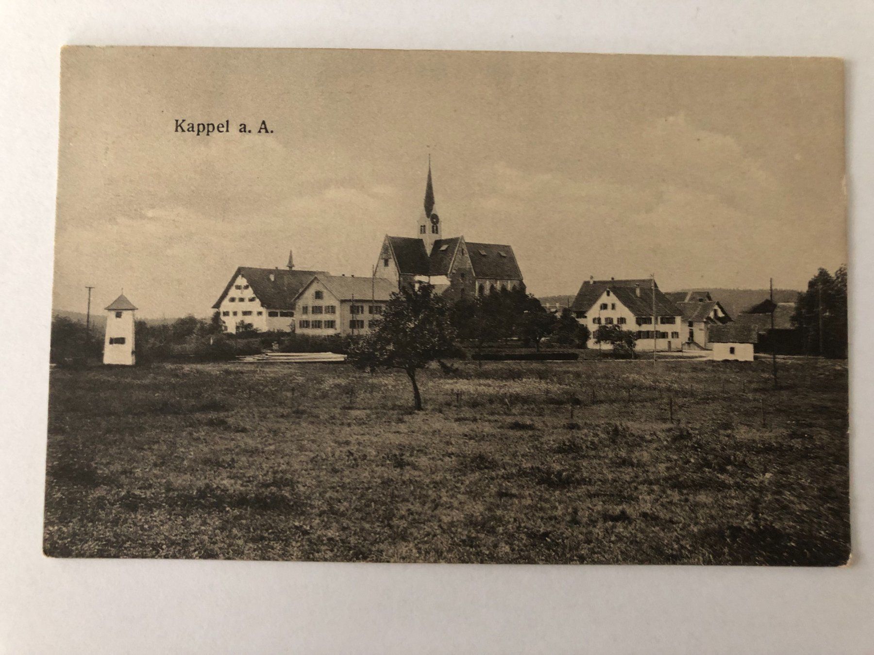 Cartoline postali: Kappel a. A. 1920 – Usato da Pfäffikon ZH venduto da Waltoversand