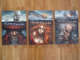 Lot de 3 BD Le Sang du Dragon (en parfait état)