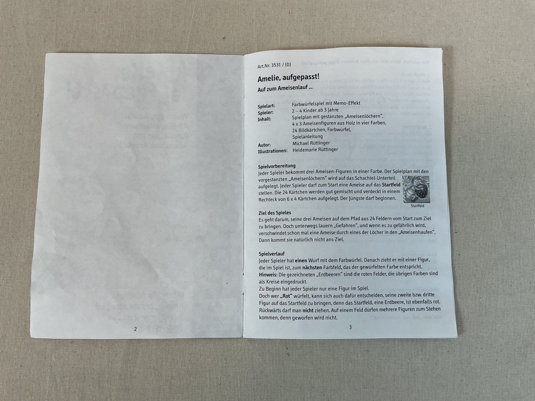 Selecta Giochi: SELECTA SPIELZEUG Amelie aufgepasst! – Usato da Richterswil venduto da Restwert_Richterswil 5