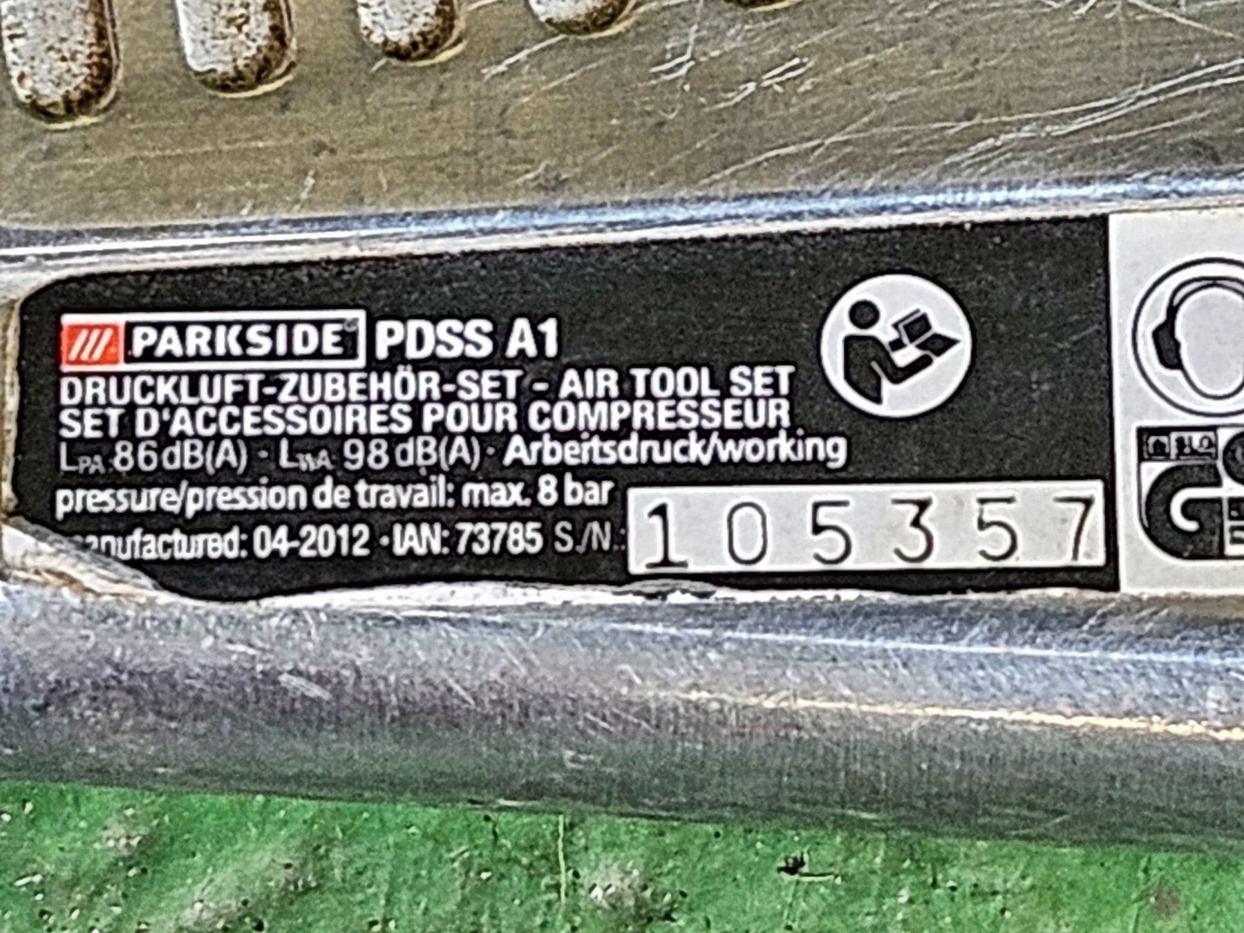 Parkside Tutti gli attrezzi: Parkside Druckluftpistole mit Mamometer. – Usato da Flamatt venduto da 22oderso 2