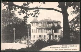Mont-Choisi, Pensionnat BRISE ARGENTINE, publicité vers 1920