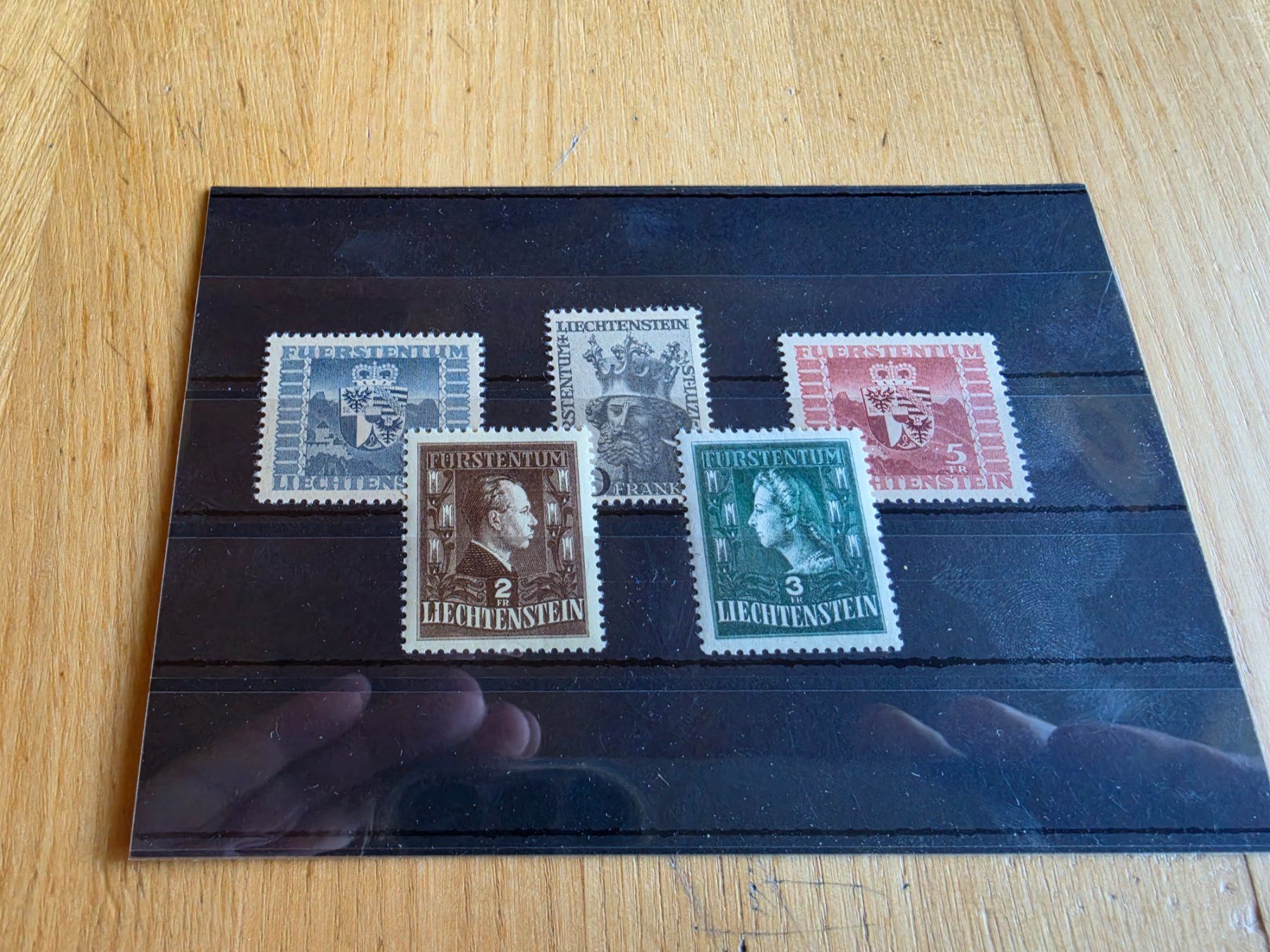 Tutti i francobolli: Liechtenstein znr 202-206 postfrisch – Usato da triesenberg venduto da wisi369