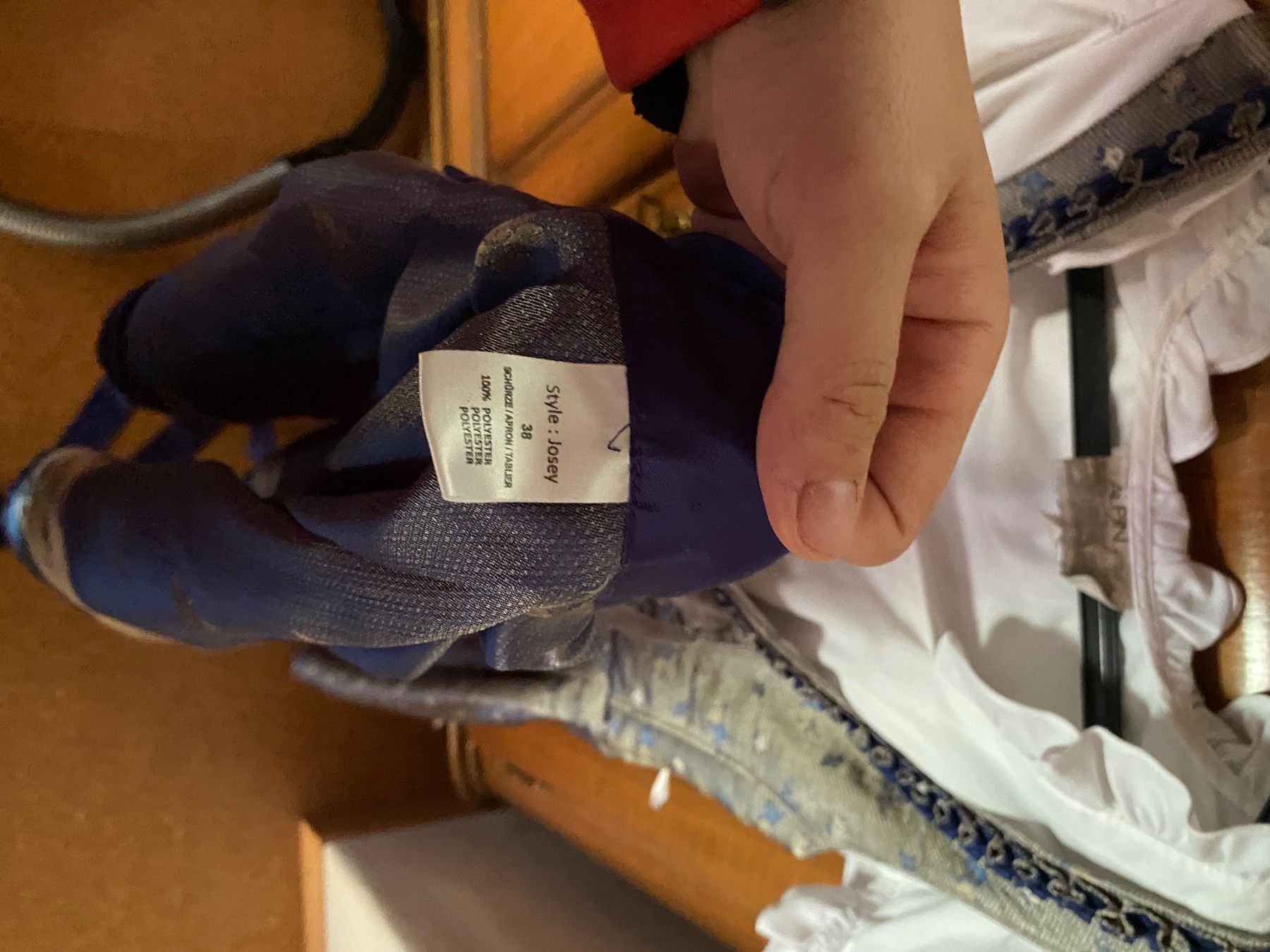 Vestiti: Dirndl Alpin blau Grösse 34 – Usato da Klosters venduto da Rigi98 6