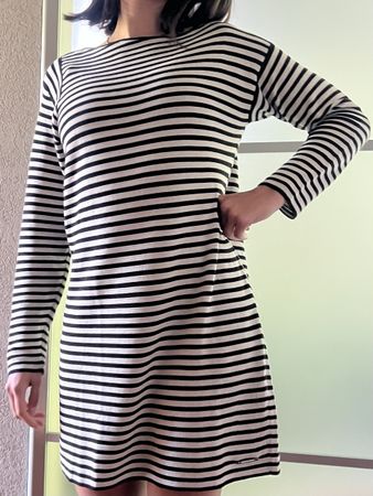 Twin-Set Kleid, gestreift, Baumwolle, M
