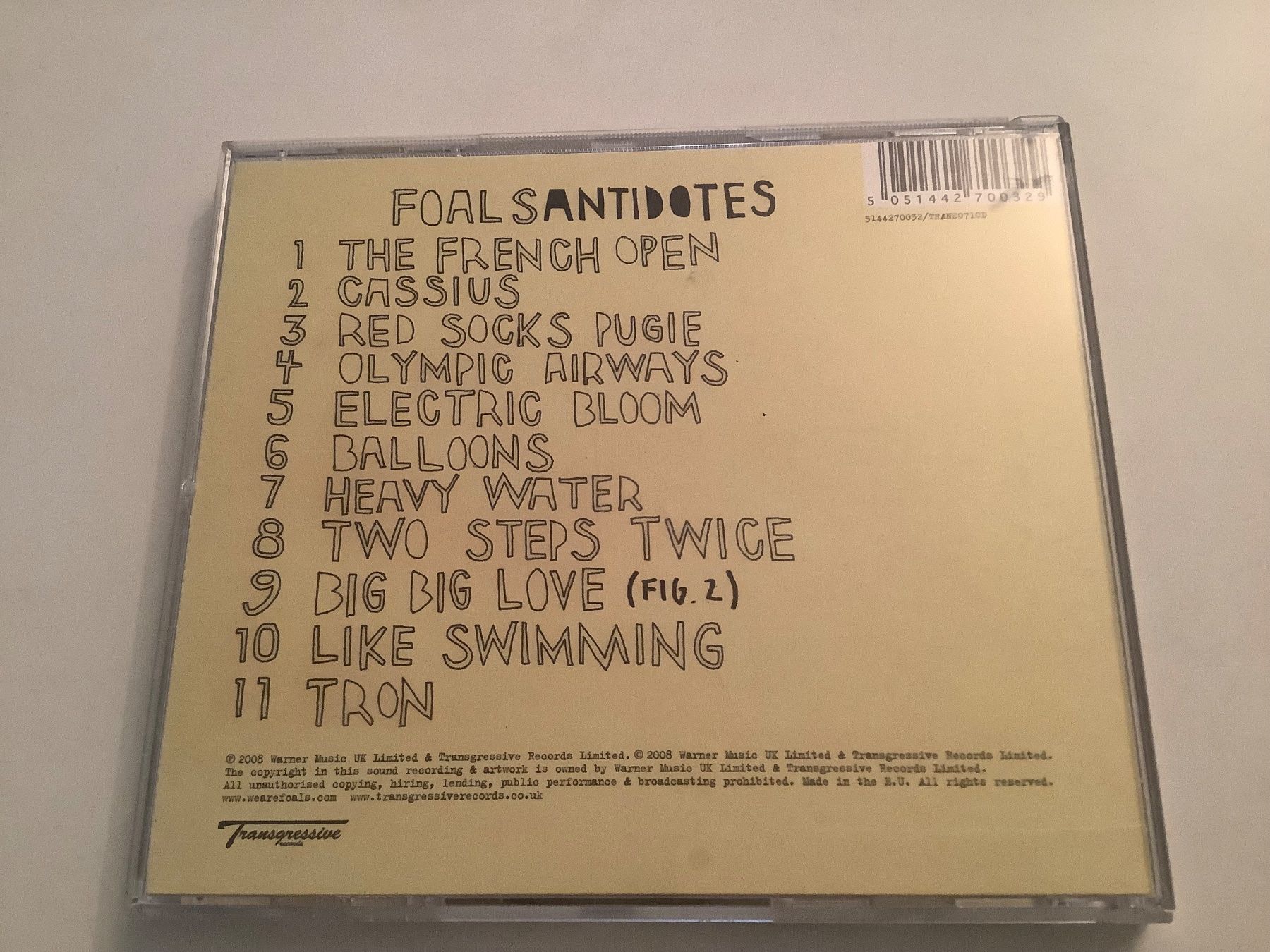 CDs: Foals / Antidotes / 2008 – D'occasion à Dübendorf par Troll_88 1