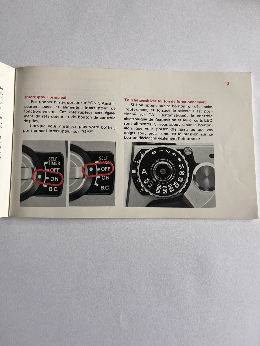 Minolta Fotocamera: Minolta XG-9 Benutzerhandbuch – Usato da Boudry venduto da martin8mum 4