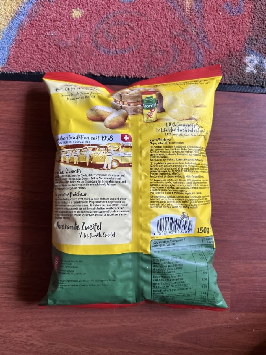 Zweifel Aliments & Spécialités: Zweifel Aromat Fan Edition – Neuf avec emballage d'origine à VEZIA par MoyraMB 1