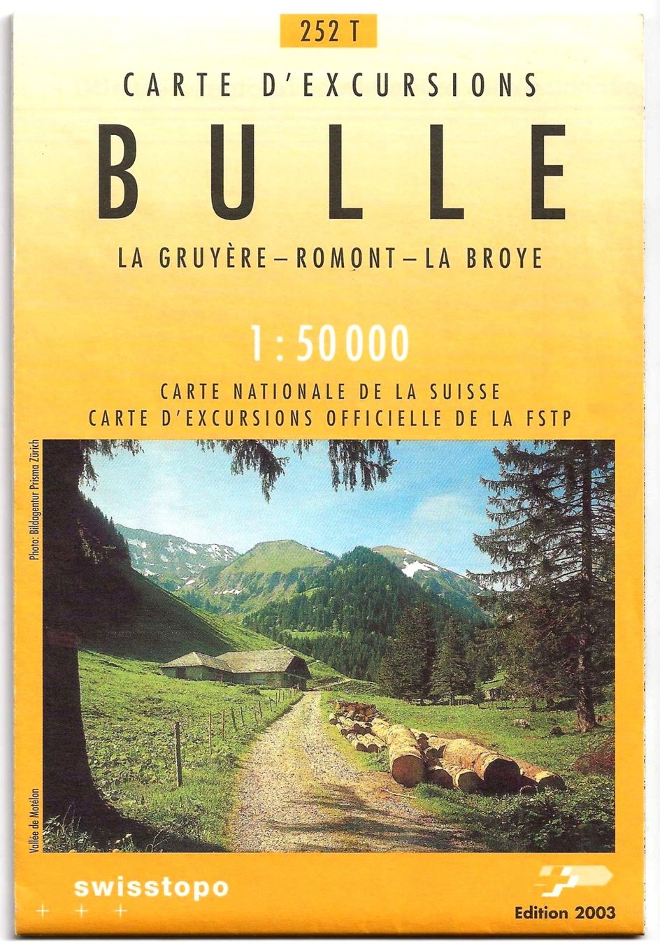 Cartes géographiques & atlas: Wanderkarte 252 T Bulle 1:50'000 – Neuf (Voir description) à Lenk im Simmental par Ruedauph