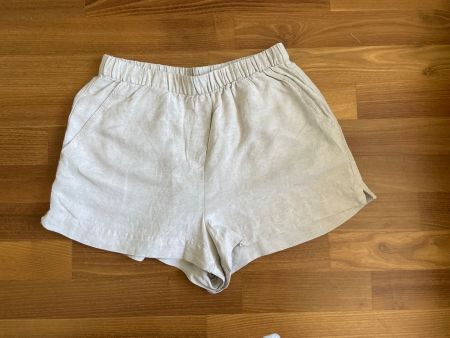 Oysho Leinen Shorts Damen beige Grösse M neu