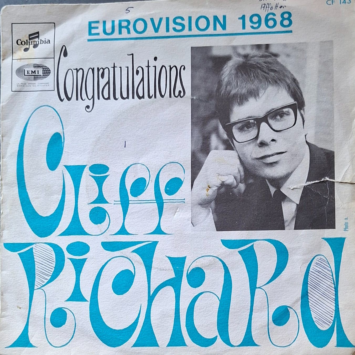 Vinyles: Vinyl Single Cliff Richard - Congratulations – D'occasion à Langenthal par Modo39