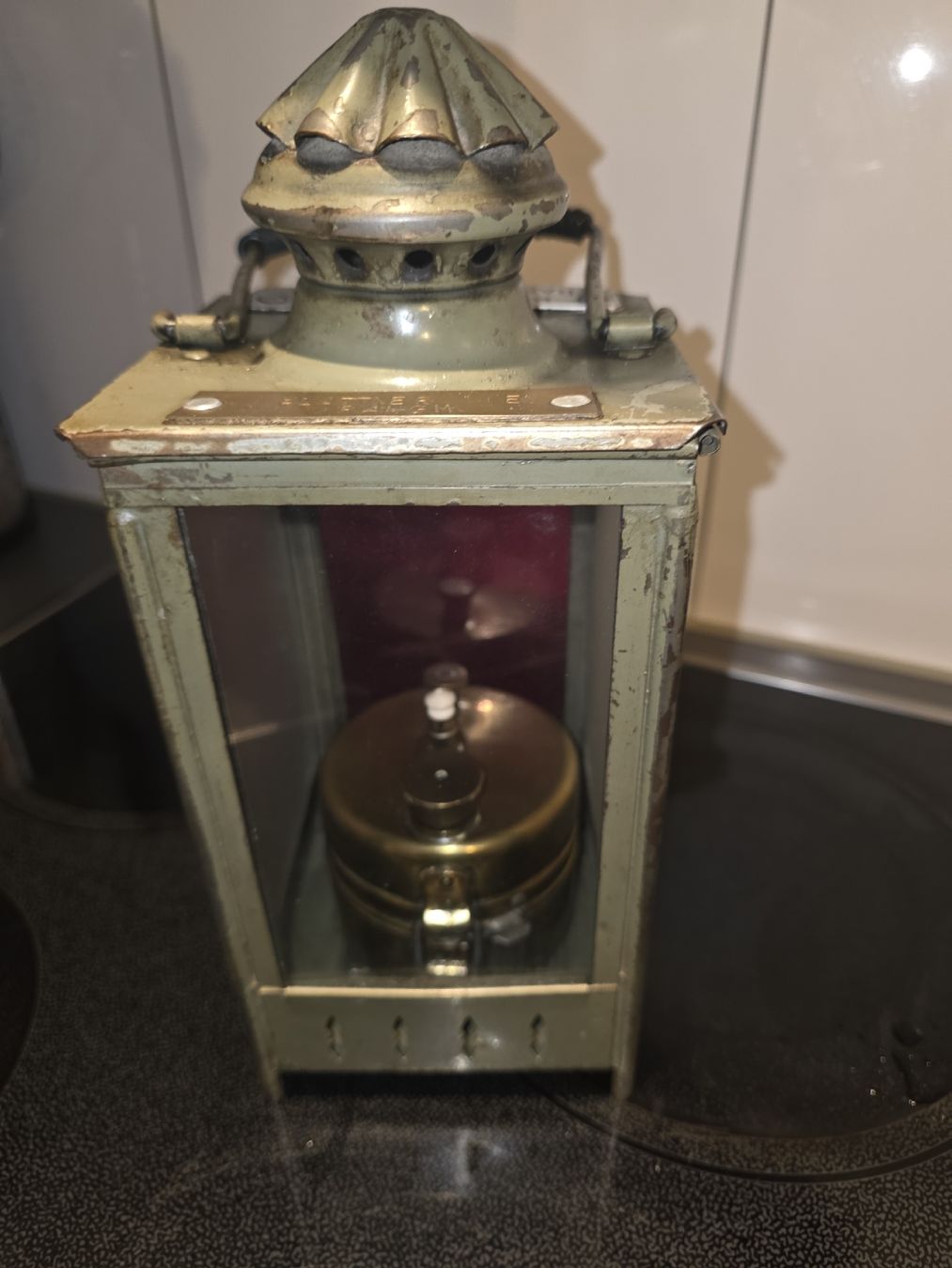 SBB/CFF/FFS Lampade: SBB Rangierlaterne Karbitlampe  Basel  – Usato da Grossaffoltern venduto da kaefer14 1
