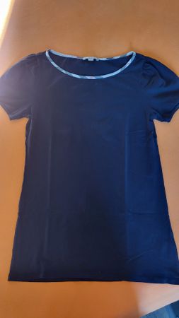 Burberry T-Shirt Gr. S Damen schwarz Top Kurzarm Baumwolle S