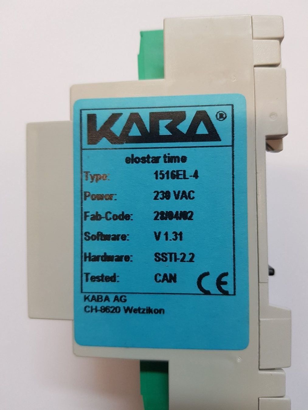Componenti elettronici: KABA elostar Time 1516EL-4 Steuergerät – Usato da Steg im Tösstal venduto da LARO14 4
