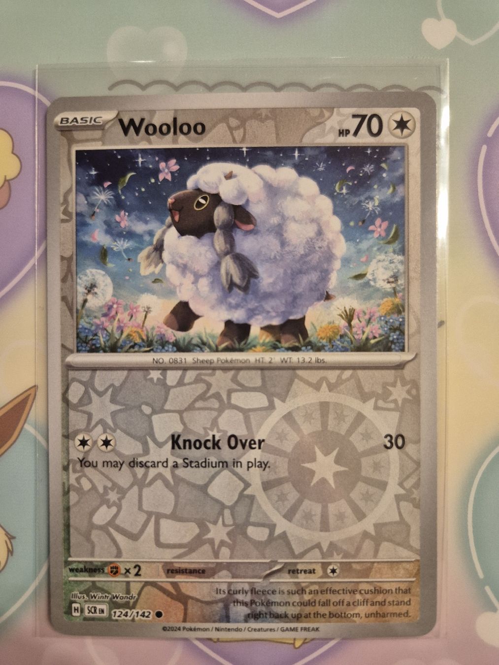 Pokémon Carte collezionabili: Wooloo Reverse Holo Pokemon SCR 124/142 EN – Nuovo (secondo la descrizione) da Altdorf UR venduto da Josi5588 1