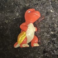 Pokemon Figur Glumanda rot Kunststoff gebrauchter Zustand