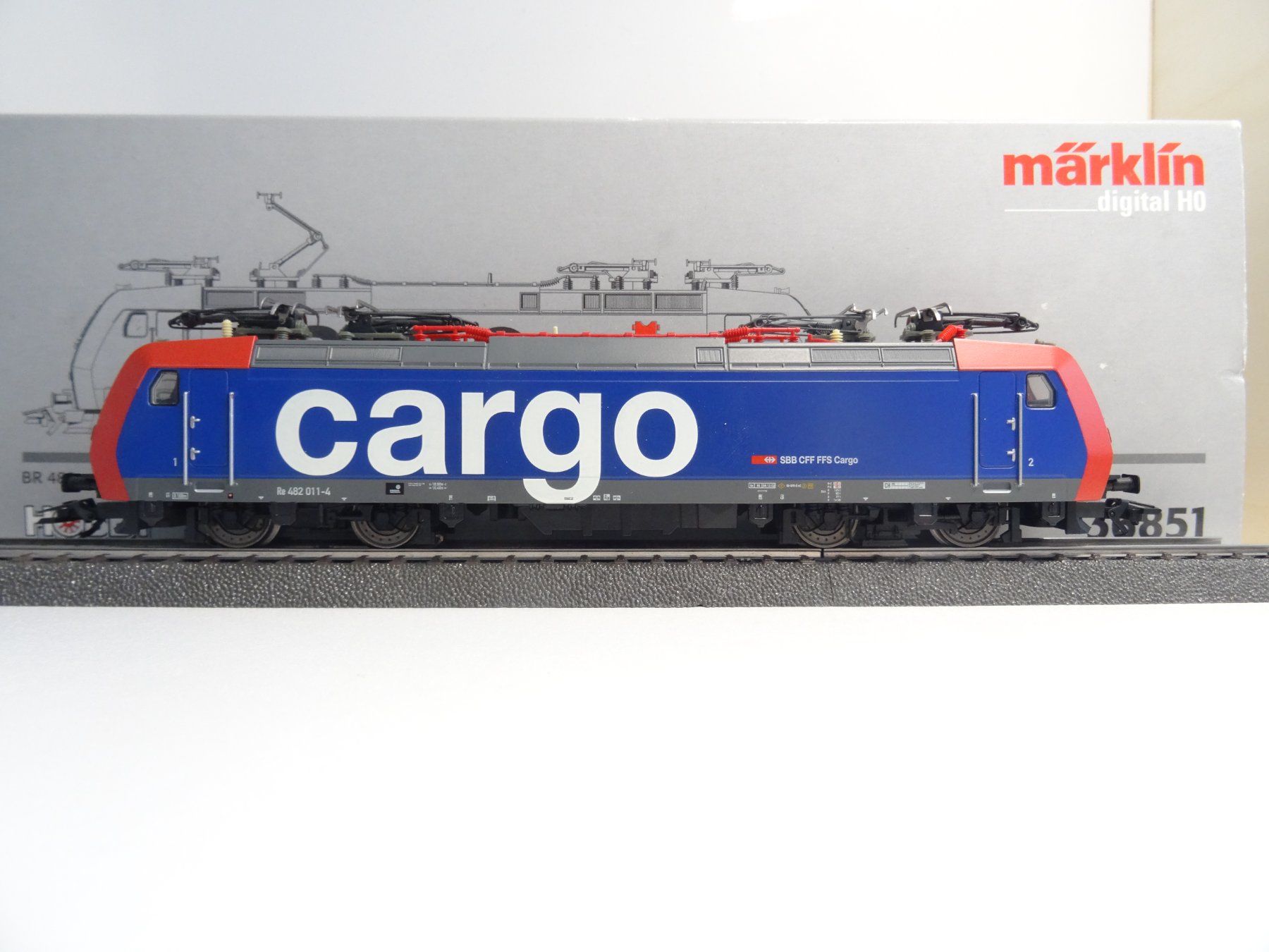 Märklin Modelleisenbahnen: Märklin H0 36851 BR 482 Cargo E-Lok Digi – Neu (gemäss Beschreibung) aus Hochdorf von Teger02 5