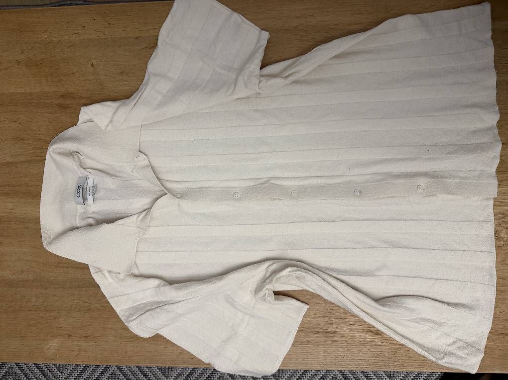 Cos Camicie: COS Kurzarmhemd off white strukturiert – Usato da Schaffhausen venduto da Goni17 2