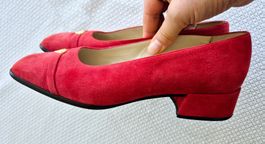 PUMPS OMASCHUHE AKTUELL MODE SCHUHE LEDER ESCADA 36,5 ITALY