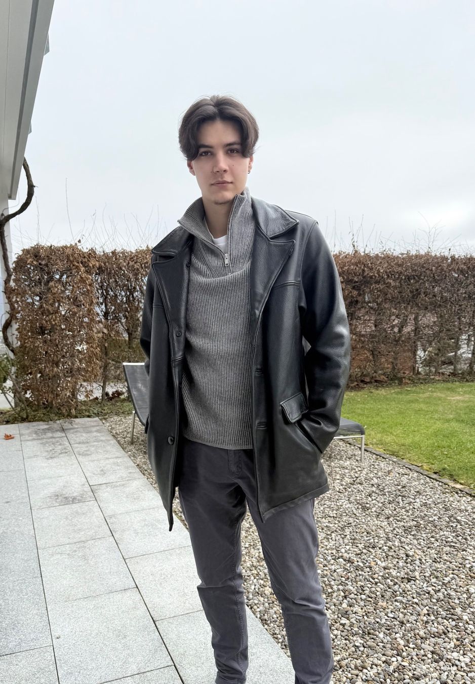 Giacche: Lederjacke aus Kanadischem Elchleder – Nuovo (secondo la descrizione) da ALPNACH DORF venduto da yayanou